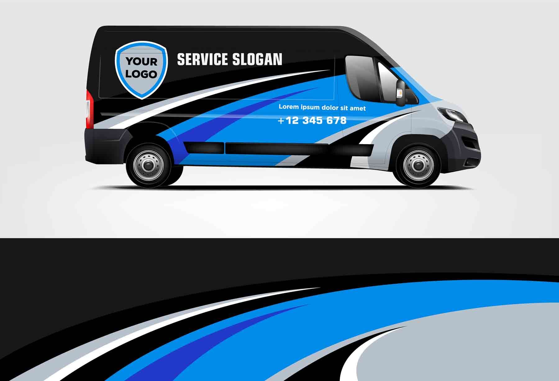 Illustration Of Vehicle Wrapping Mock Up — DNA Signs in Burleigh Heads, QLD