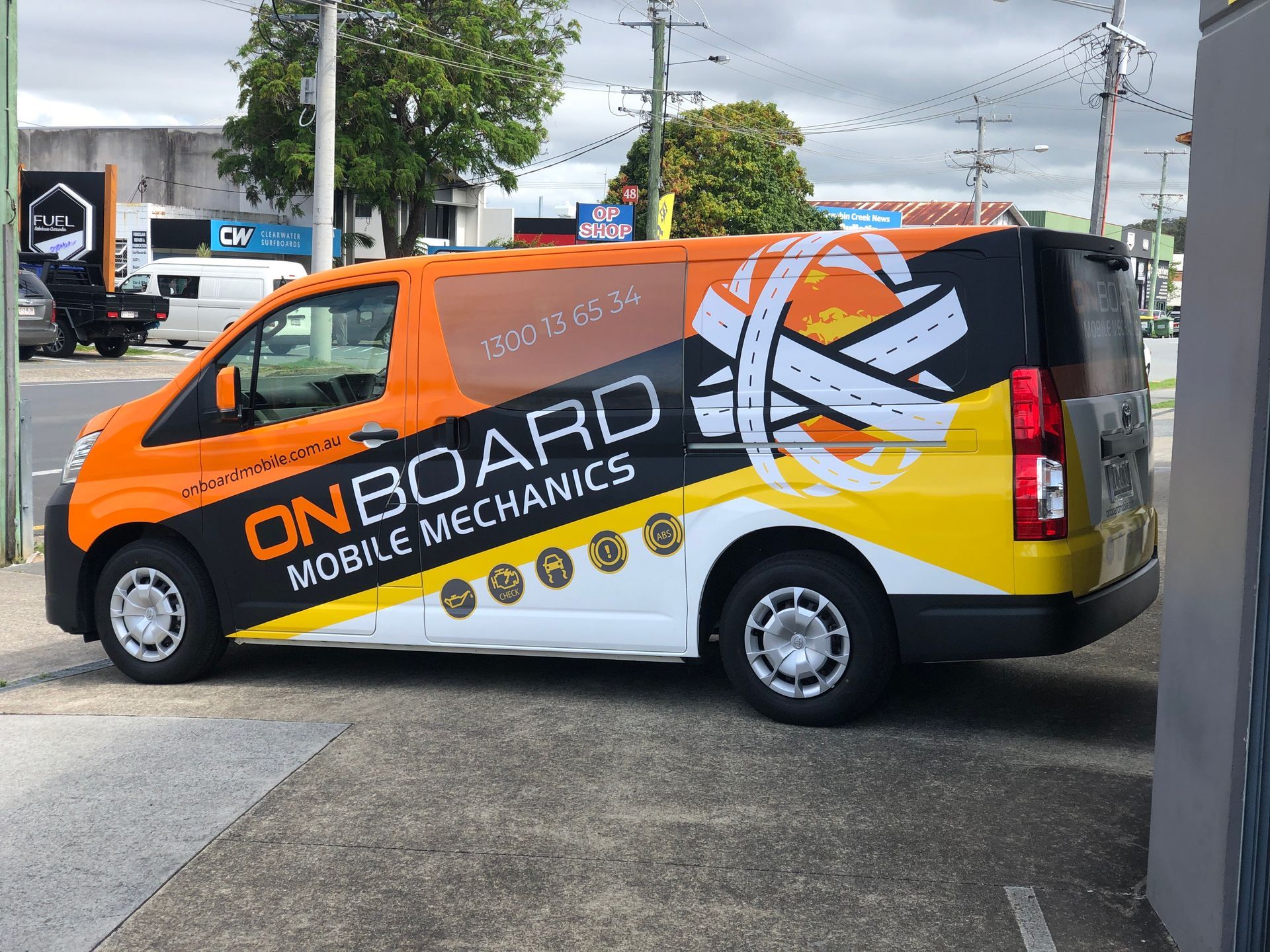 Gorgeous Mitsubishi Car — DNA Signs in Burleigh Heads, QLD