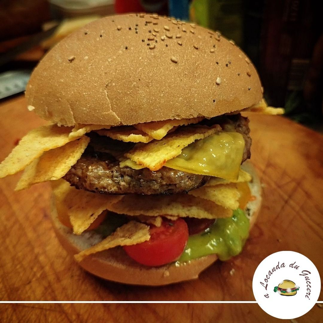 hamburger con tortillas