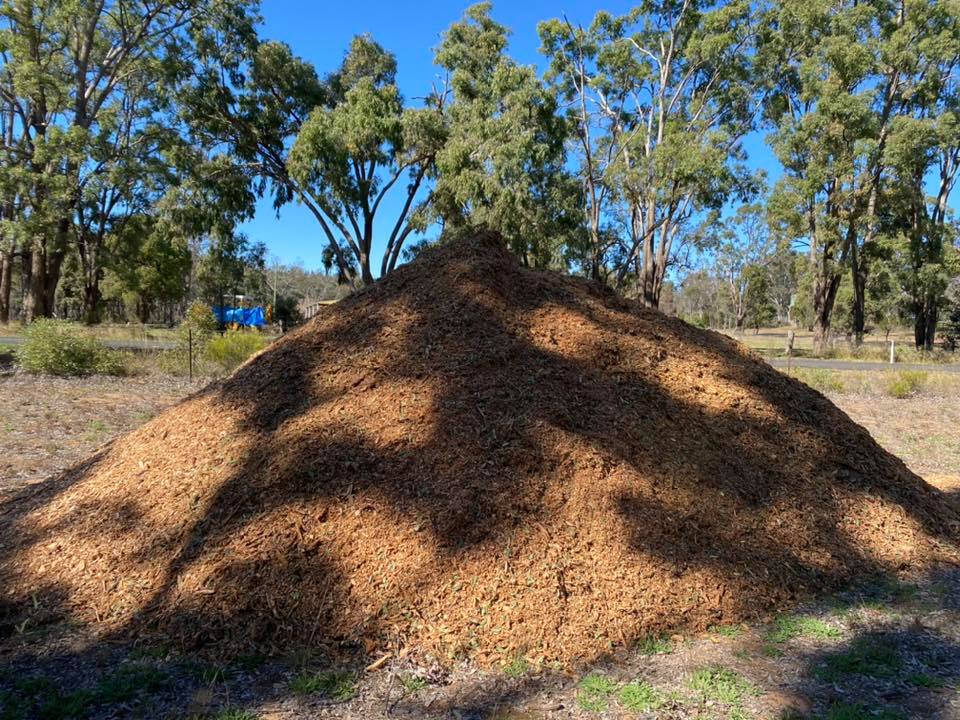 Pile of Mulch for Later Use — A1 Tree Services NSW in Dubbo, NSW