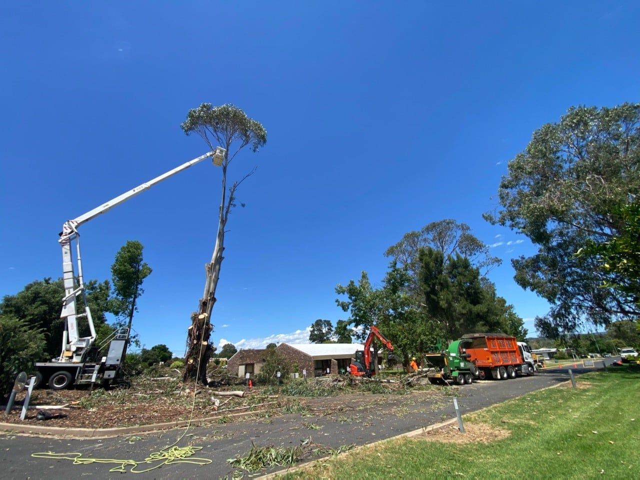 Heavy Machineries at Work — A1 Tree Services NSW in Dubbo, NSW