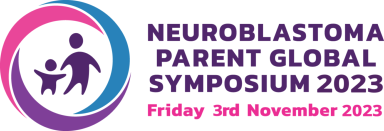 The logo for the neuroblastoma parent global symposium 2023.