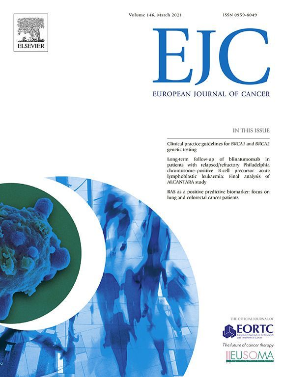 The cover of a magazine called ejc with a picture of a cell