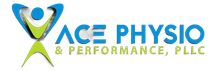 A logo for ace physio and performance pllc