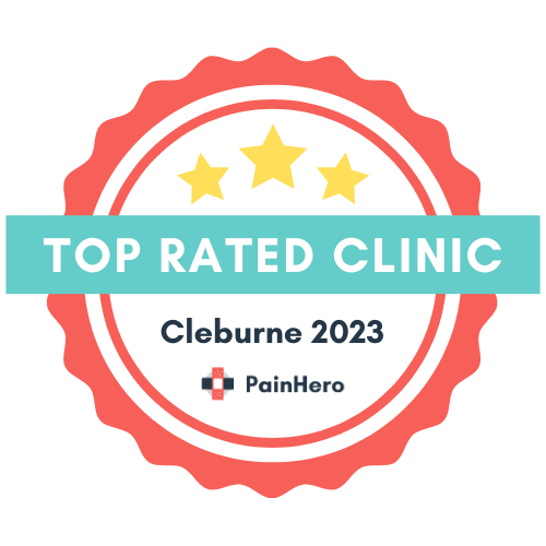 A top rated clinic badge for cleburne in 2023