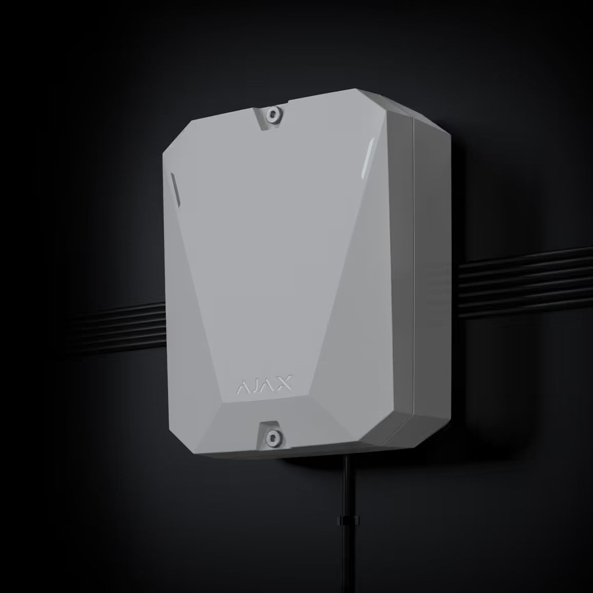 Gray Security System Box Mounted on a Dark Wall With Wires — Cussler NQ in Hamilton Island, QLD