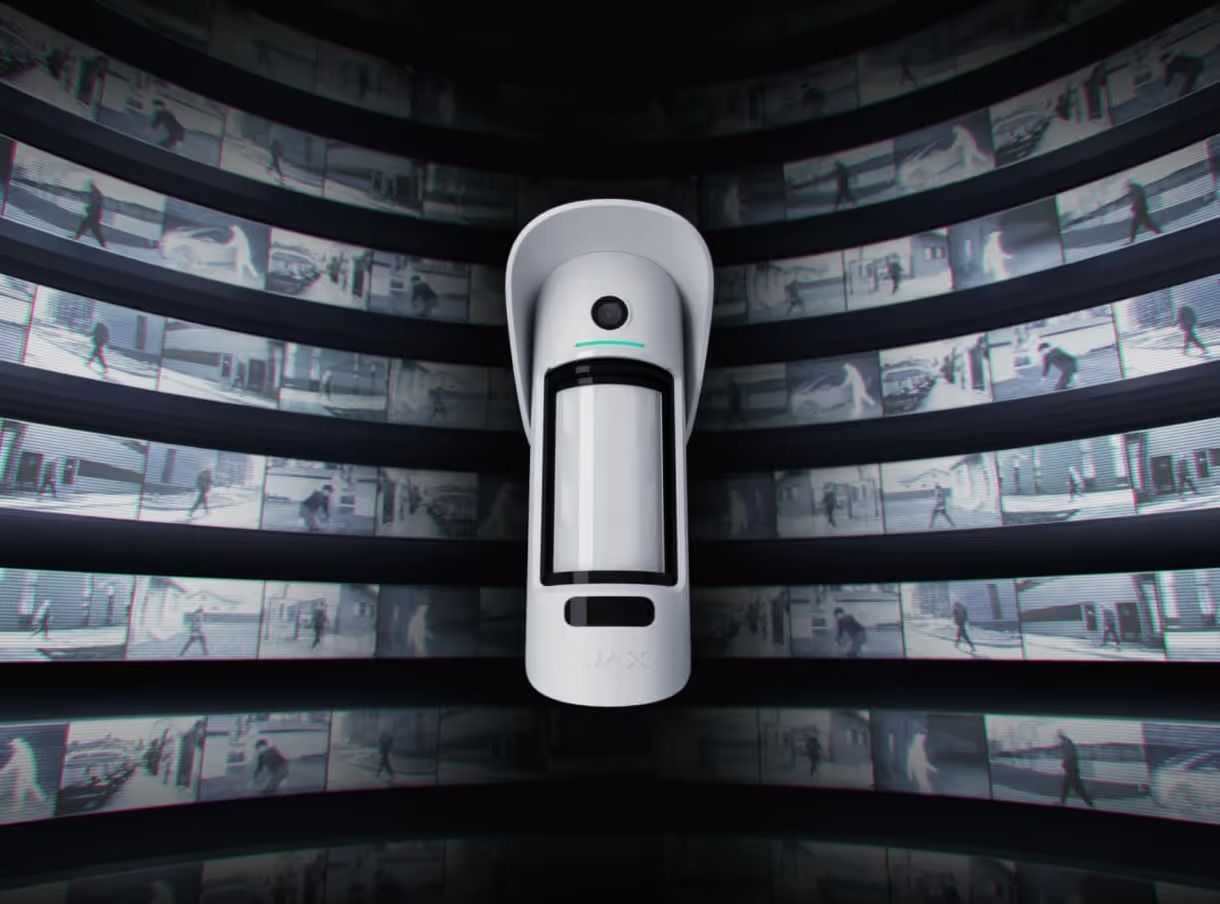 White Security Camera Against a Background of Surveillance Images — Cussler NQ in Airlie Beach, QLD