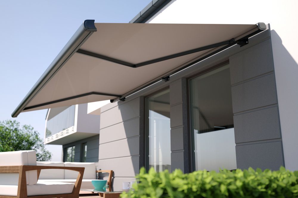 Modern House with Stylish Awning — Southern Blinds & Awnings In Picton NSW