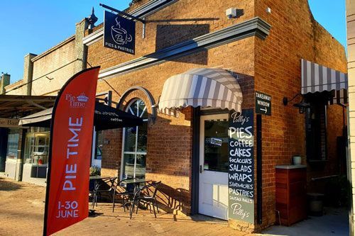 Polly's Awning Enhances the Charm of the Coffee Shop — Southern Blinds & Awnings In Balaclava NSW