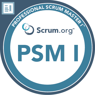 Professional Scrum  Master certificate