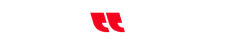 Un logo ubi rouge avec une épingle bleue sur fond blanc.