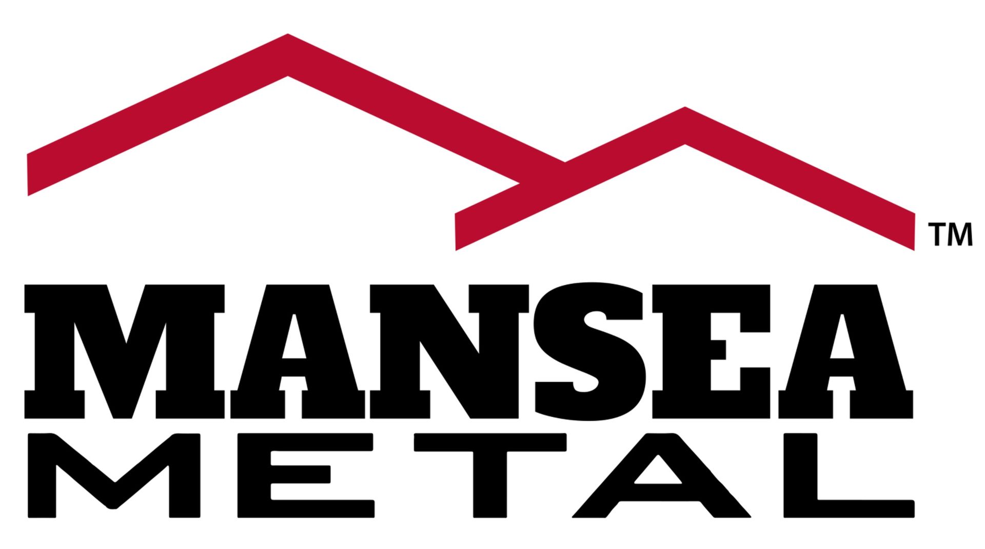 A mansea metal logo with a red roof