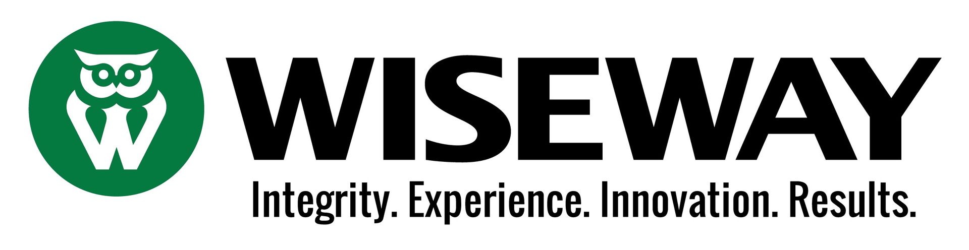 The logo for wiseway integrity experience innovation results