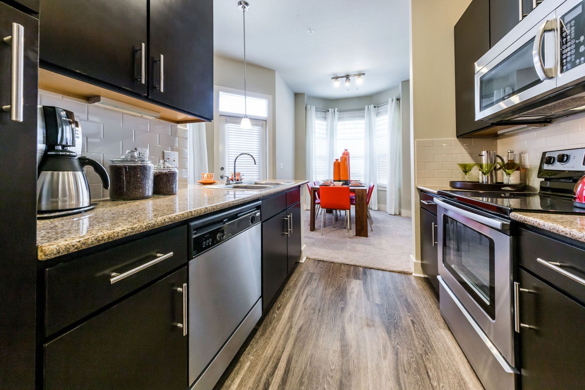 Modern Kitchen with High End Finishes at The Marq at Ridgegate