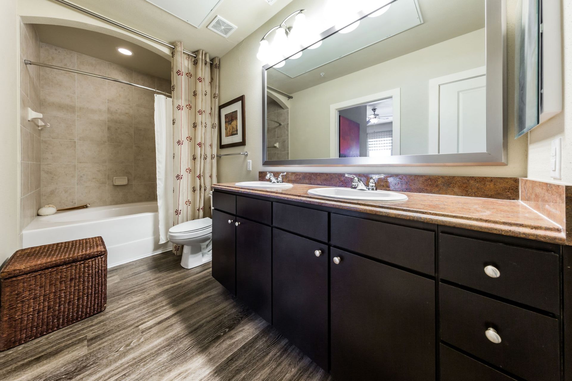 Modern Bathroom with Bathtub at The Marq at Ridgegate