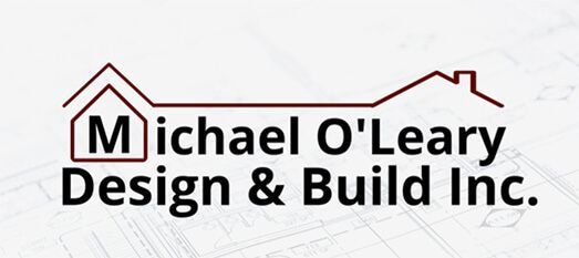 The logo for michael o ' leary design and build inc.