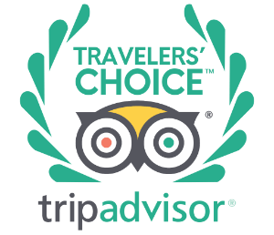 A logo for travelers choice and tripadvisor