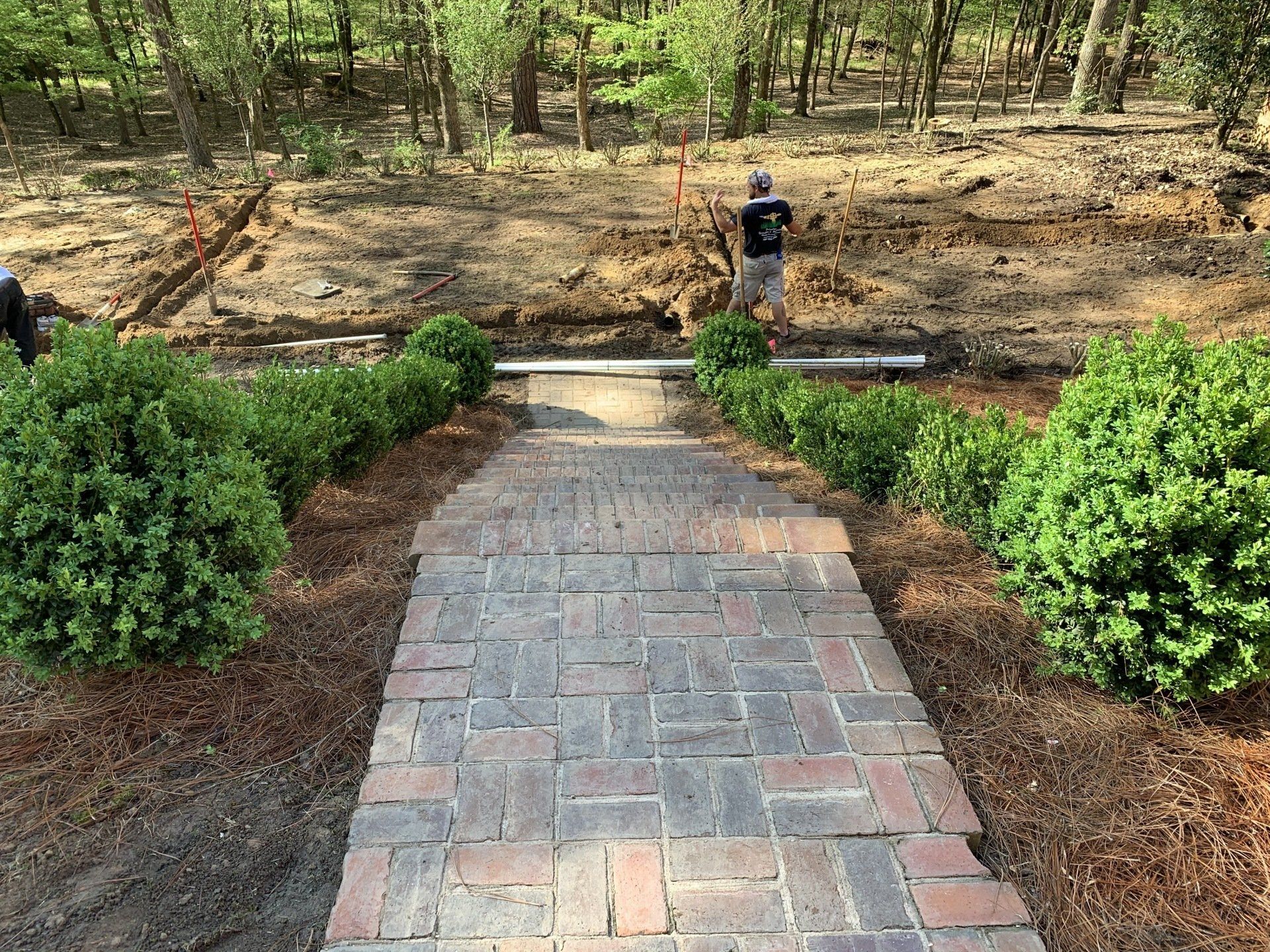 Landscape Installation in Columbus GA Columbus in Color