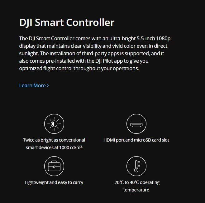 DJI Smart Controller - DJI Enterprise Dealer Belfast Northern Ireland