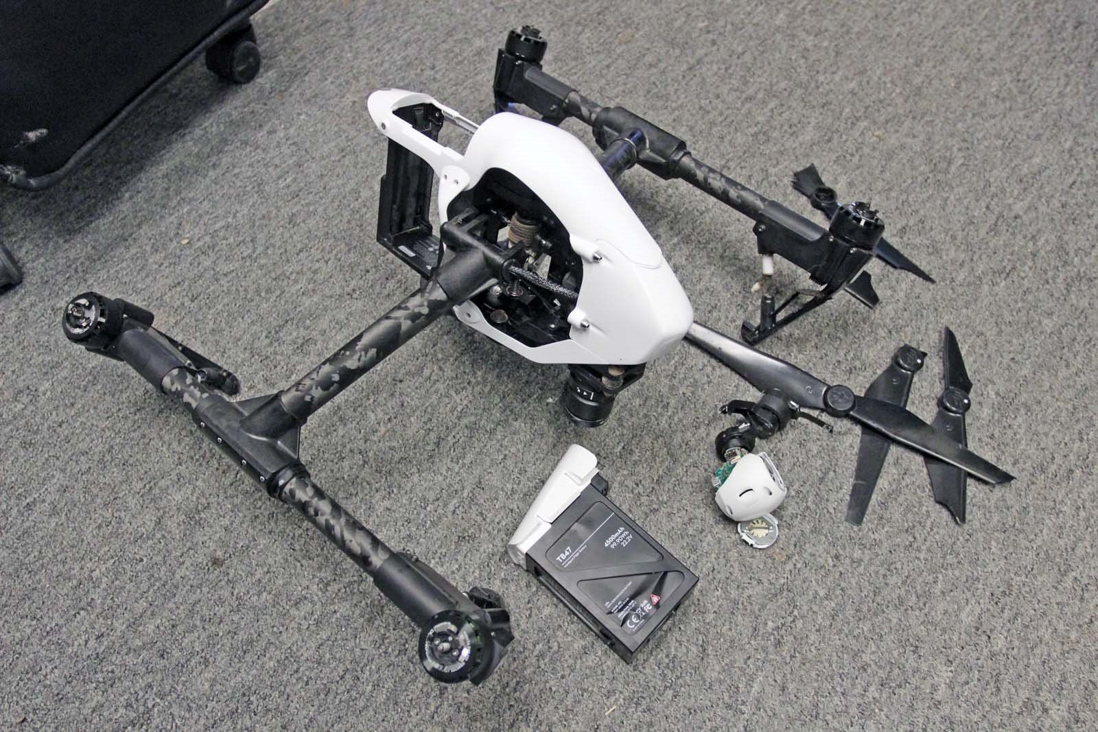 DJI Inspire 1 Drone Crash