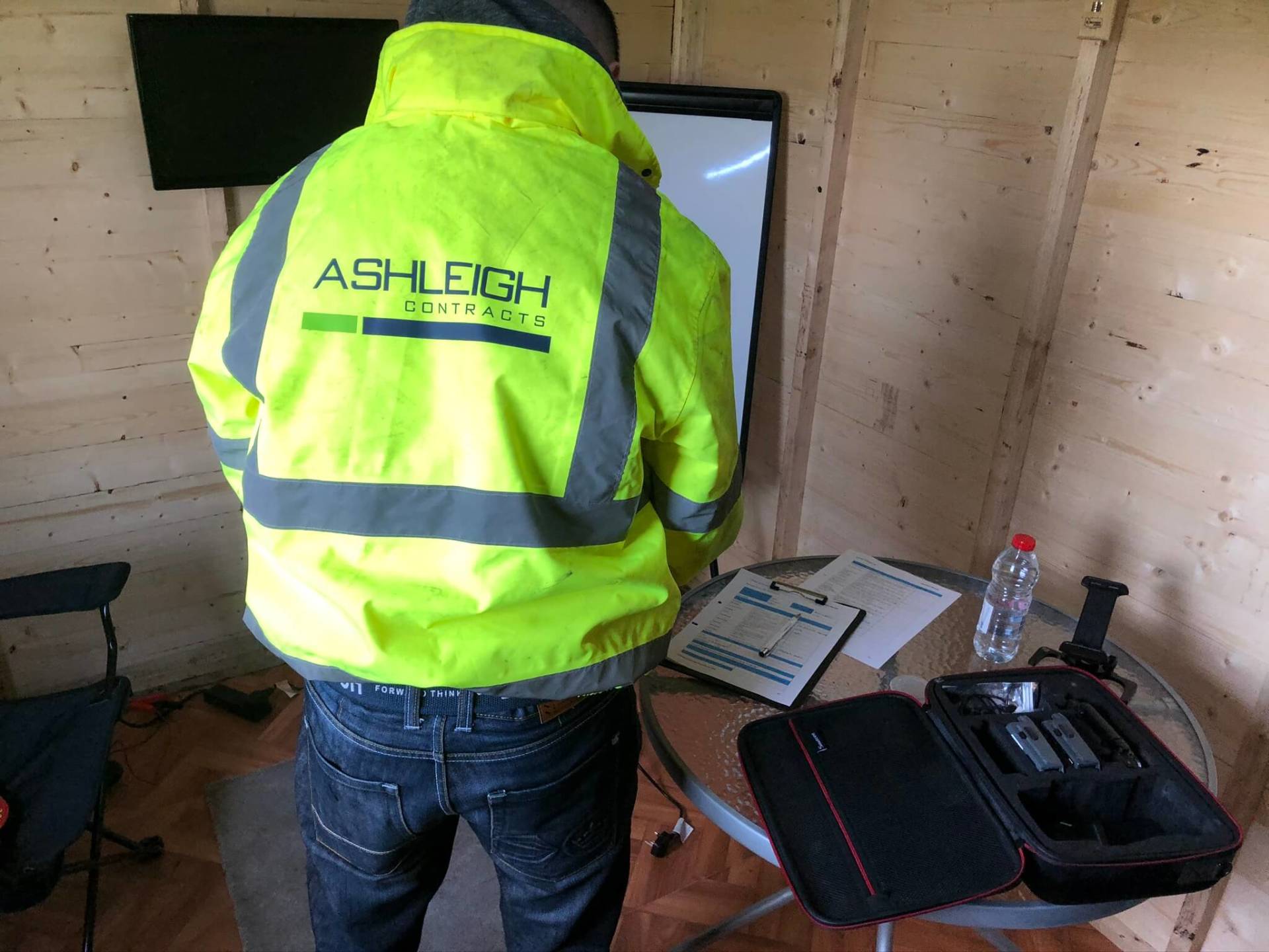 Drone Pilot Training Academy - Aaron Ramsey from Ashleigh Contracts who successfully passed his PfCO.