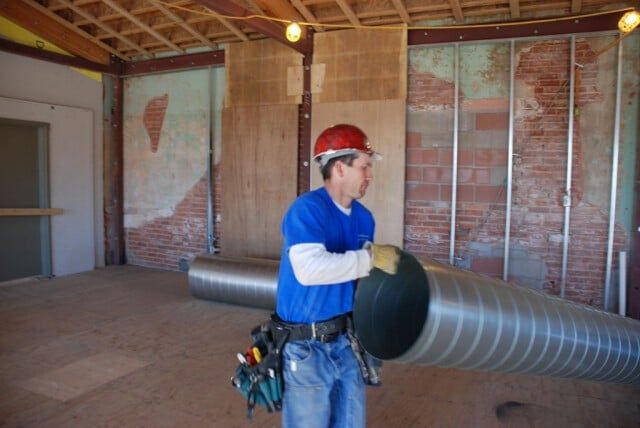 Repairman and pipe - AC repairs in Trinidad, CO