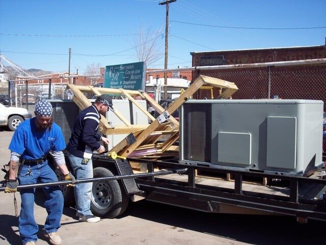 Setting trailler - AC repairs in Trinidad, CO