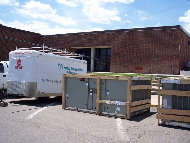 White trailer - AC repairs in Trinidad, CO