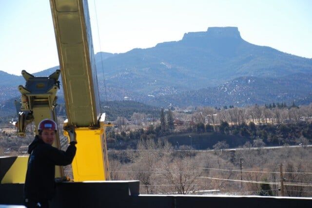 Crane setup - AC repairs in Trinidad, CO