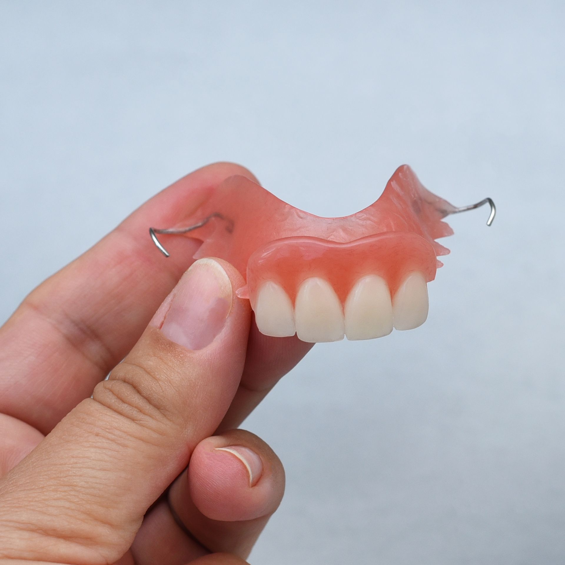 Custom Essex and flipper retainers at Central City Dentistry, Concord, NH