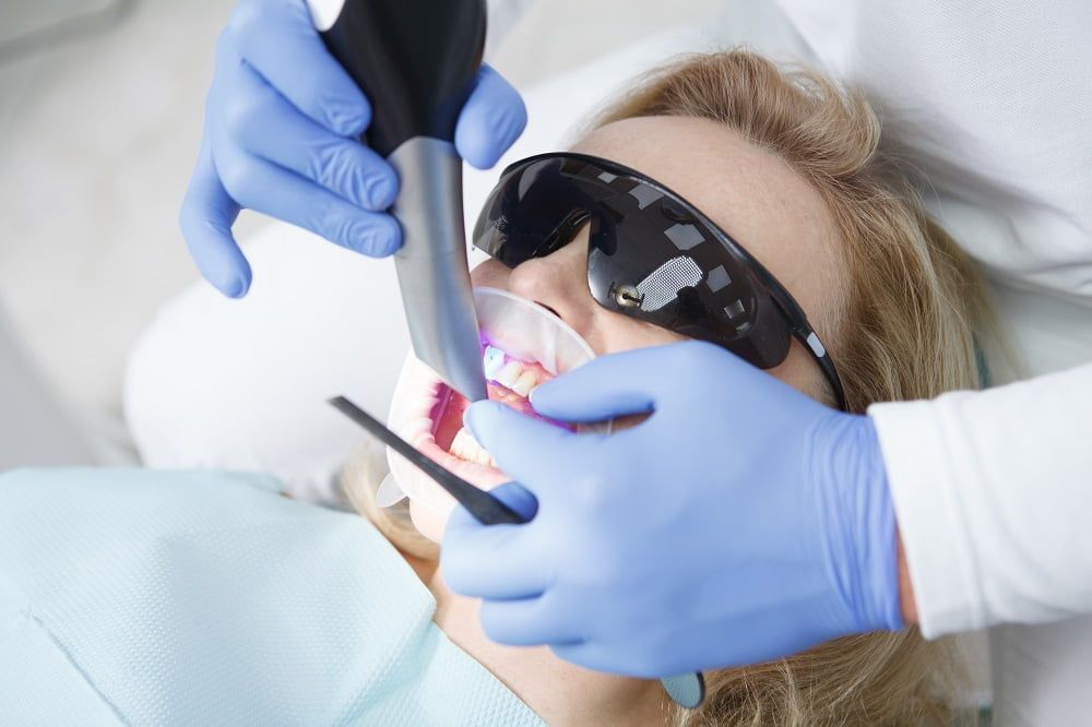 Prophylaxis treatment for dental health at Central City Dentistry.