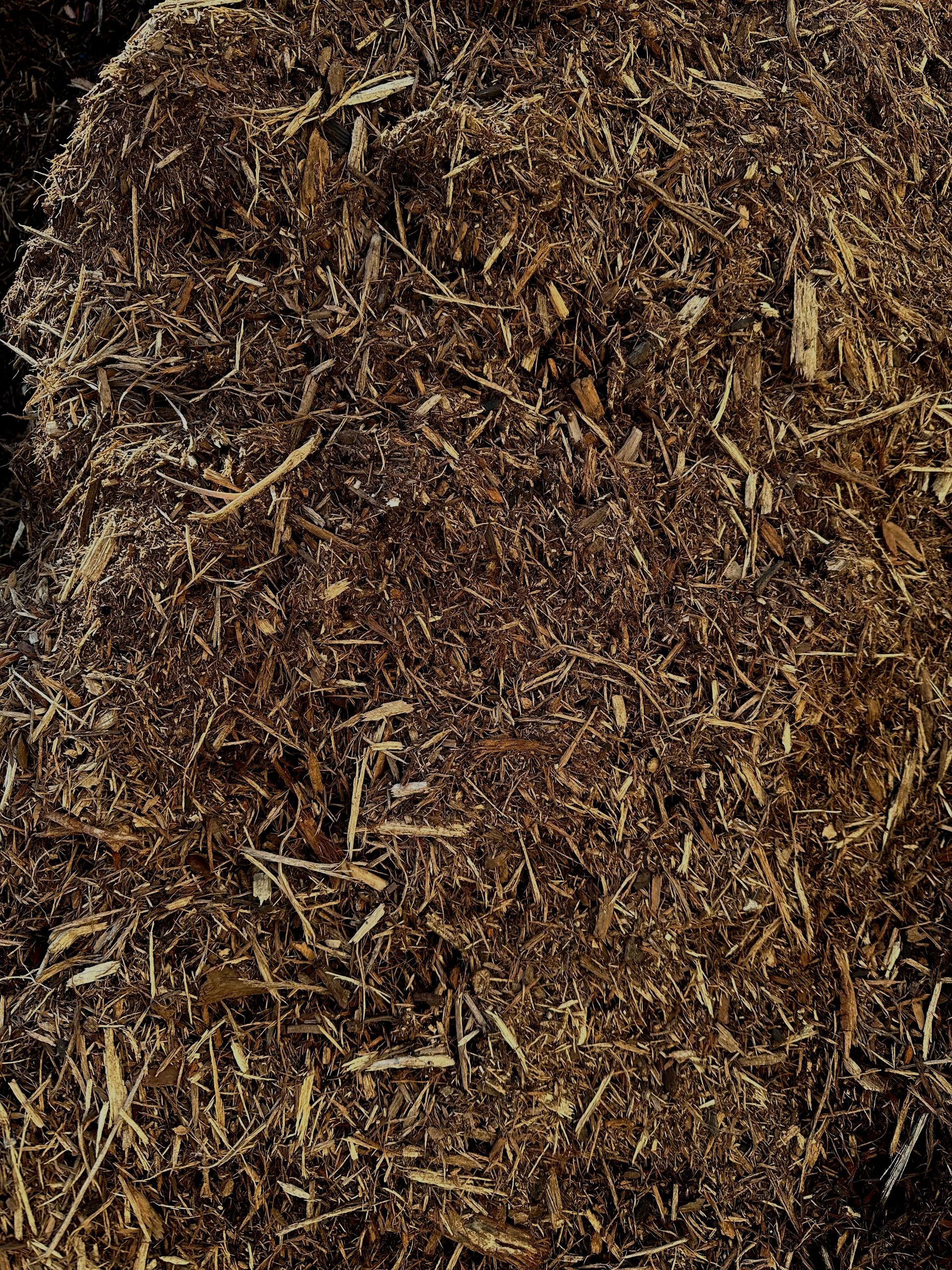 Stock up on Double Ground Mulch in Bulk at Stockman Stoneworks in Missouri.
