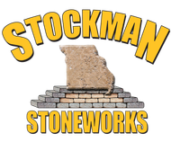 Stockman Stoneworks Logo: Shop Our Home & Business Bricks, Pavers & More in Jefferson City, MO.