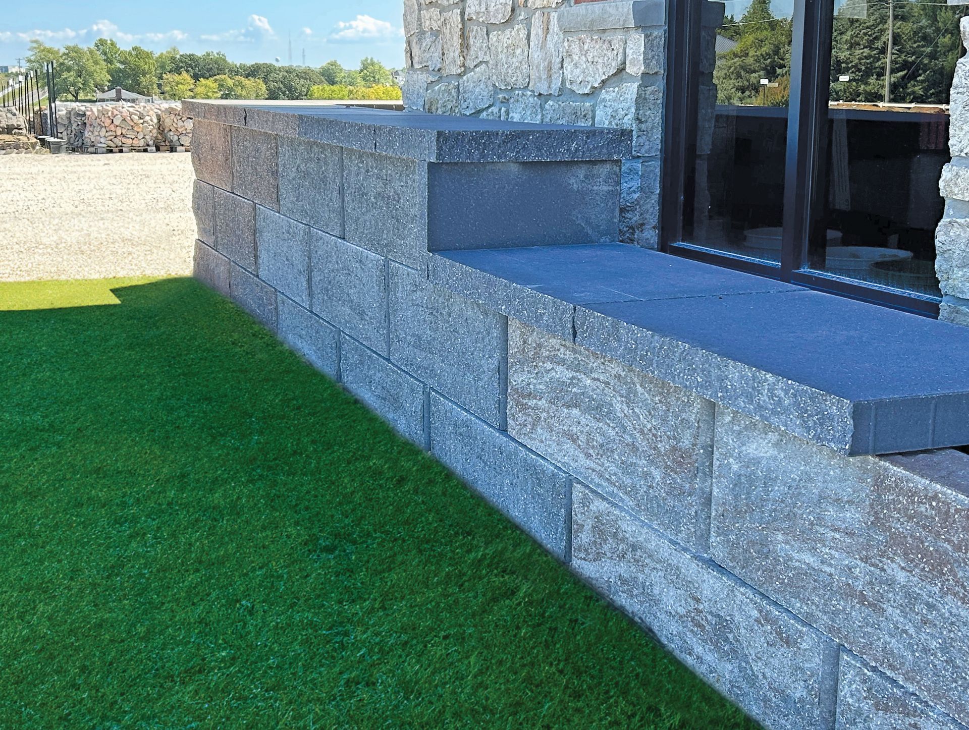 Stockman Stoneworks Proudly Offers Viking Retaining Wall Block, the Choice for Enduring Walls.