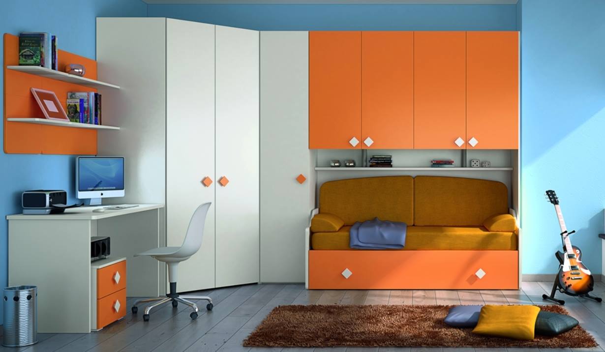 cameretta con doppio letto