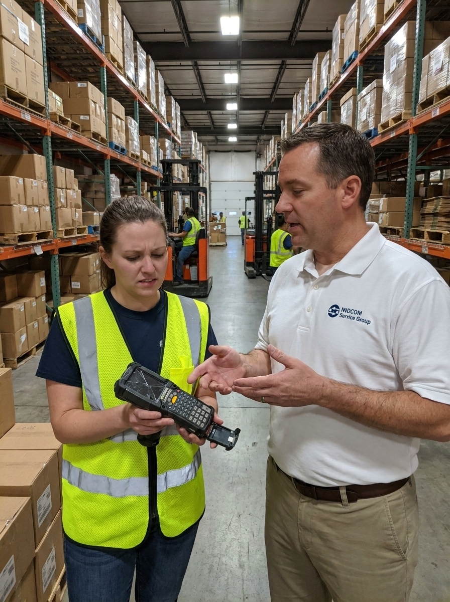 warehouse barcode scanner not working