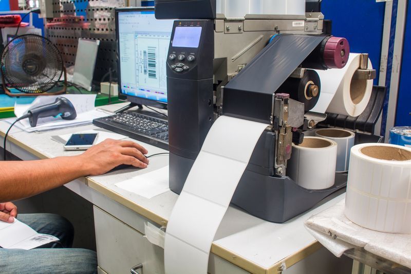 hire technician thermal barcode label repair