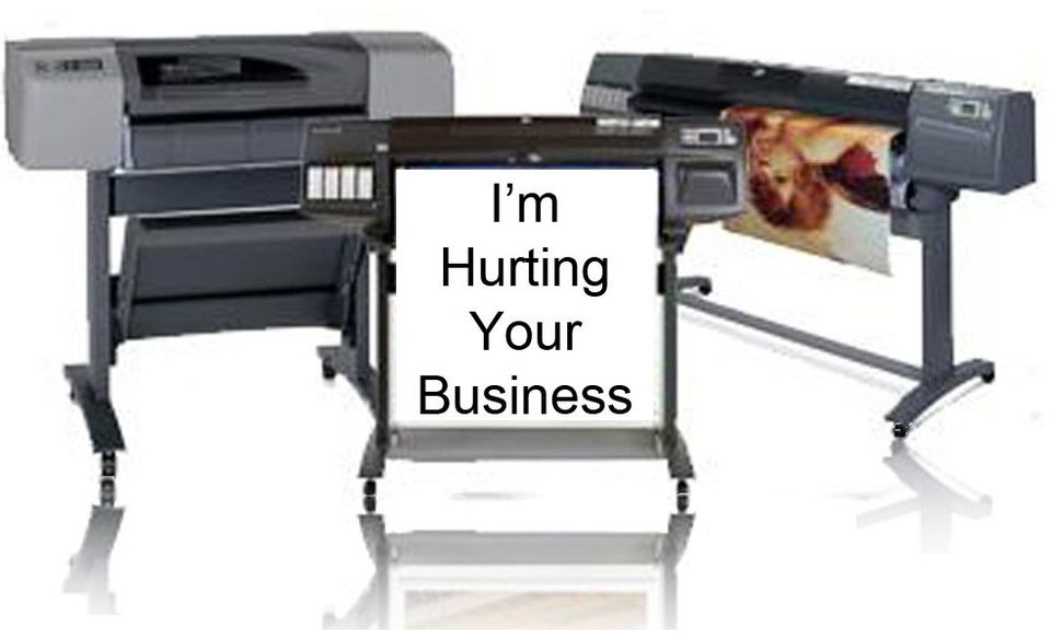 hp designjet plotter hurting your business