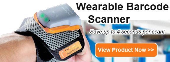 wearable glove barcode scanners