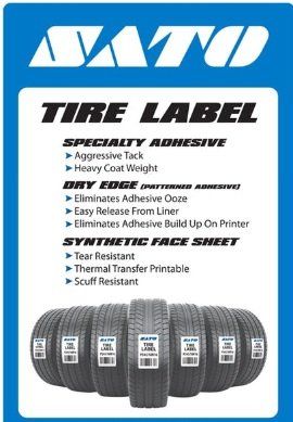 sato on-tread tire labels