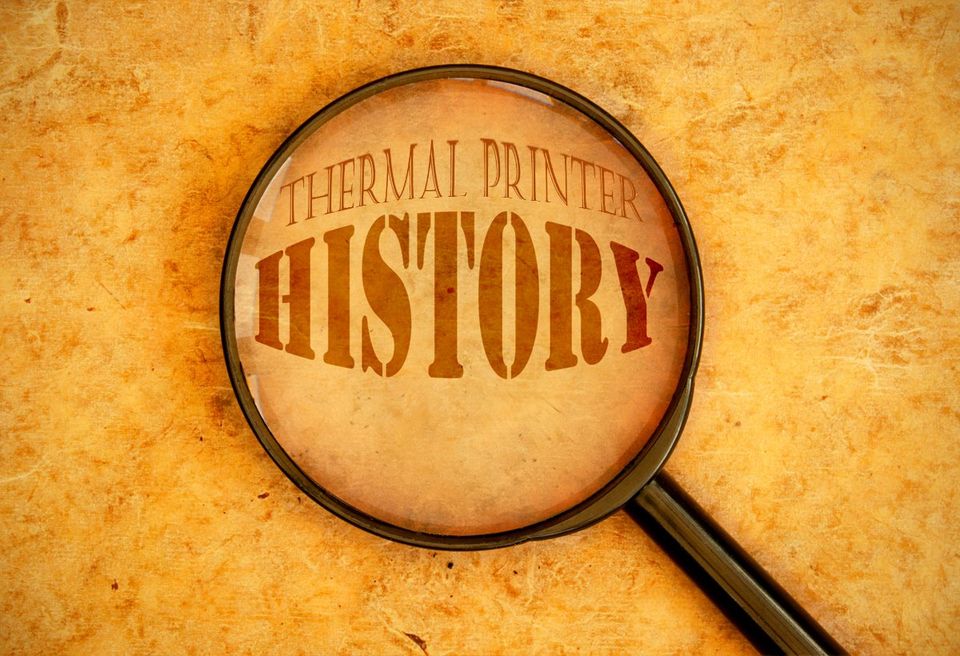 thermal label printer history