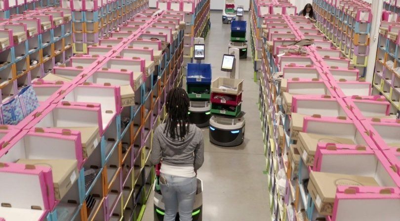 warehouse picking robots