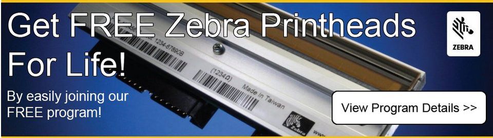 Get FREE Zebra Printheads