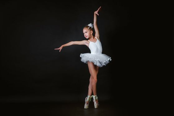 Dance Apparel — Young Girl Dancing Ballet In Boynton Beach, Florida