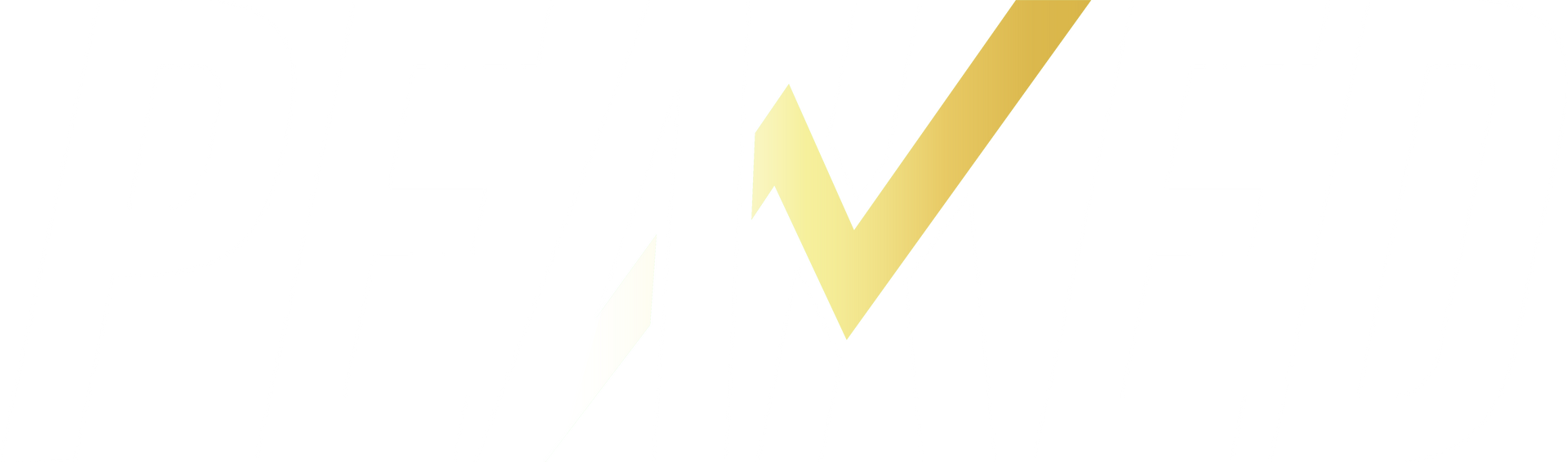 White and gold Peaked logo.