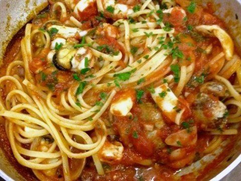 spaghetti con il pesce