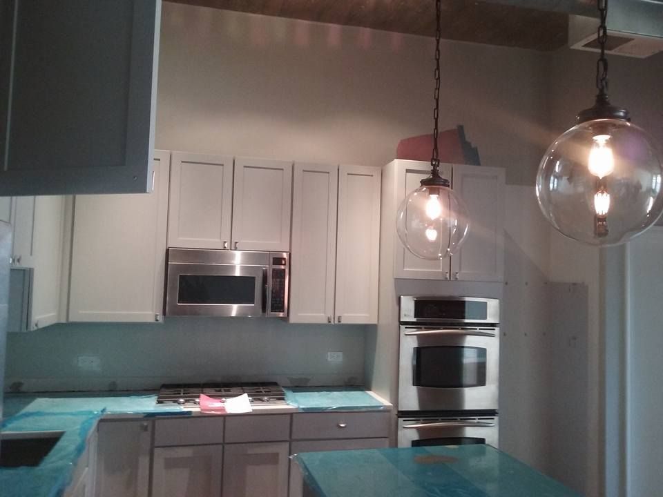 Dark Kitchen with Lights On — Chicago, IL — McMaster Painting