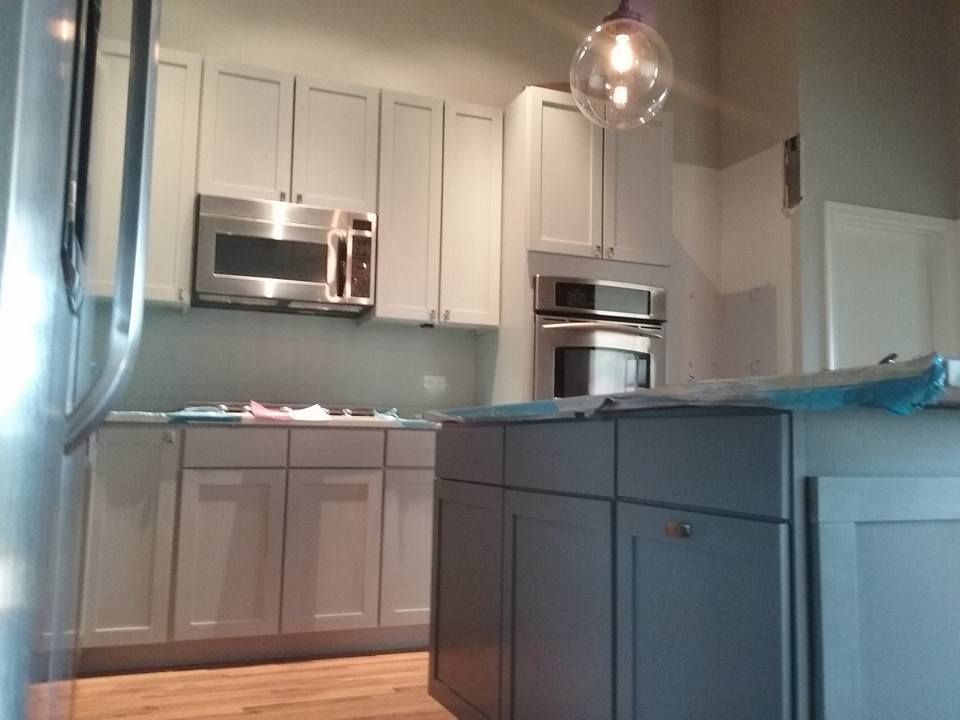 White Cabinets in Kitchen — Chicago, IL — McMaster Painting