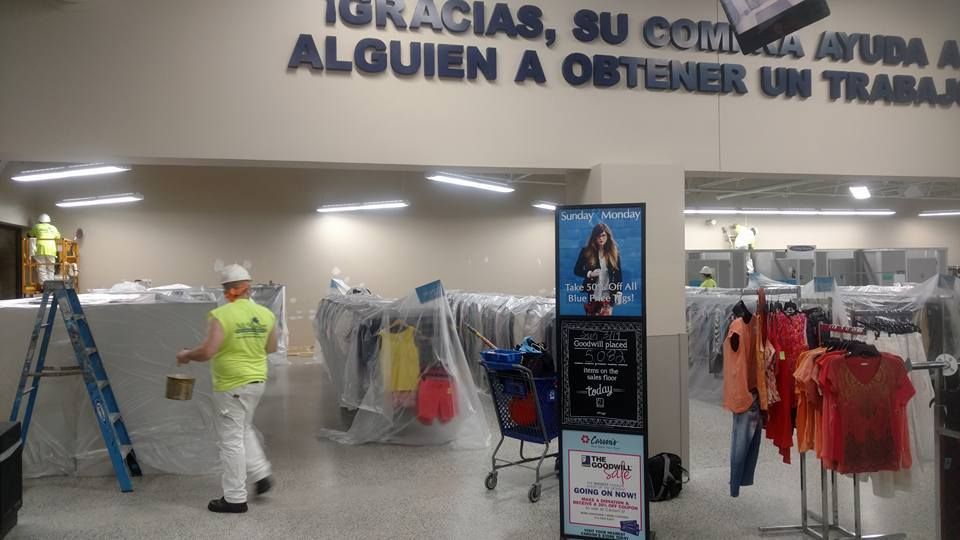 Covering of Books while Painting - Chicago, IL - McMaster Painting