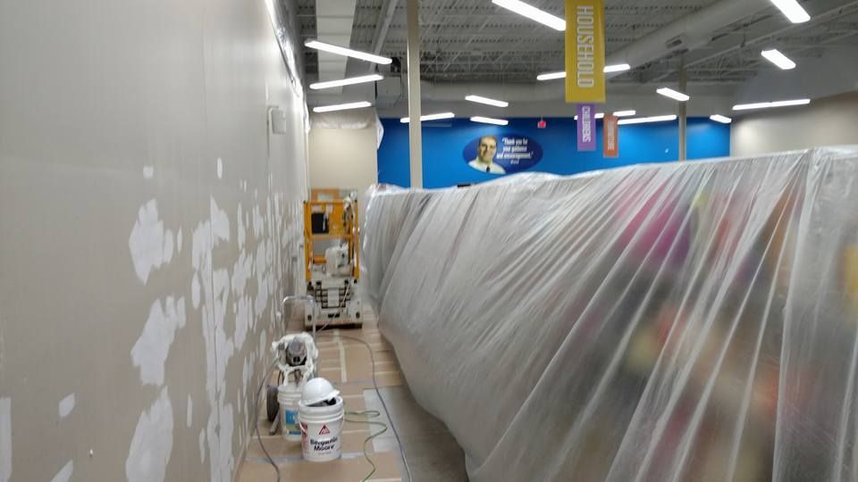 Painting Along with Covering the Books Side View - Chicago, IL - McMaster Painting